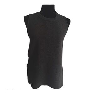 Zara trafaluc sleeveless black blouse Small